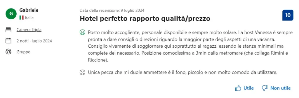 recensioni - dicono di noi - cosa dicono dell'hotel mofeo - recensioni hotel morfeo - google - tripadvisor