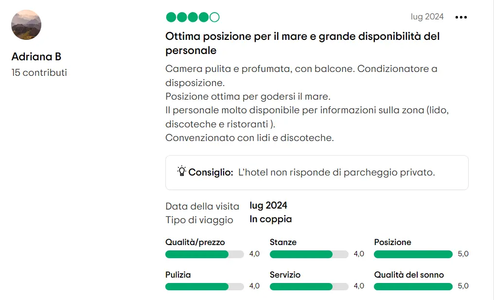 recensioni - dicono di noi - cosa dicono dell'hotel mofeo - recensioni hotel morfeo - google - tripadvisor